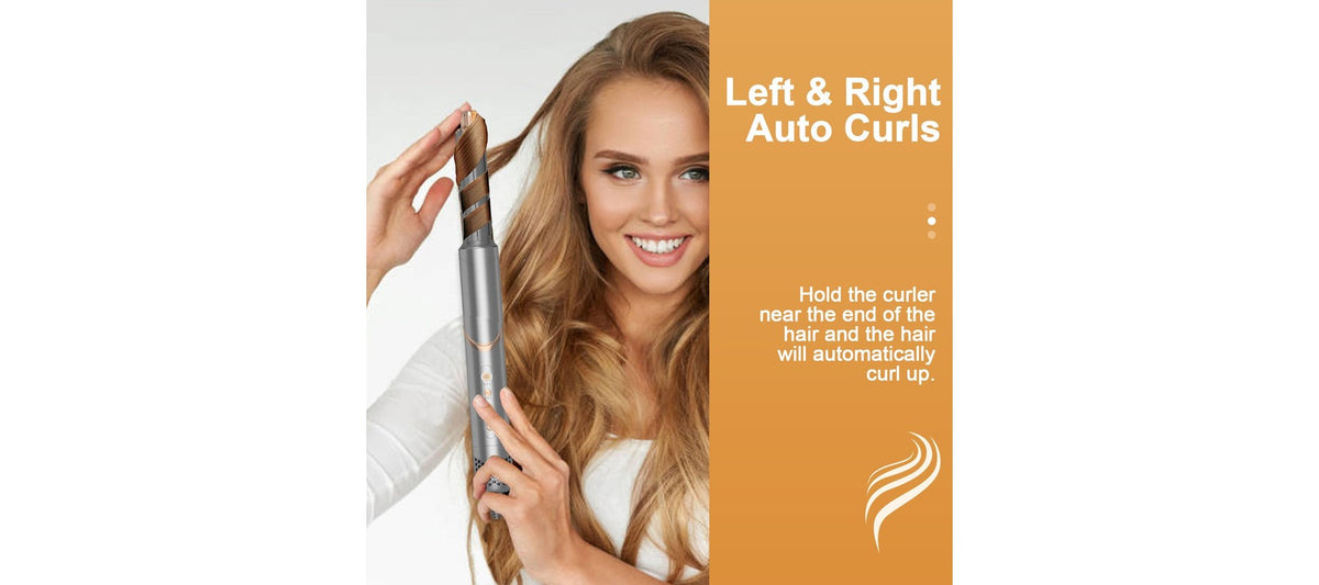 Dryhsip 5-in-1 Foldable Hair Dryer Brush, Ionic Hot Air Styler for Curling/Straightening/Volumizing, 3 Heat/Speed Settings, Travel-Friendly, Gray