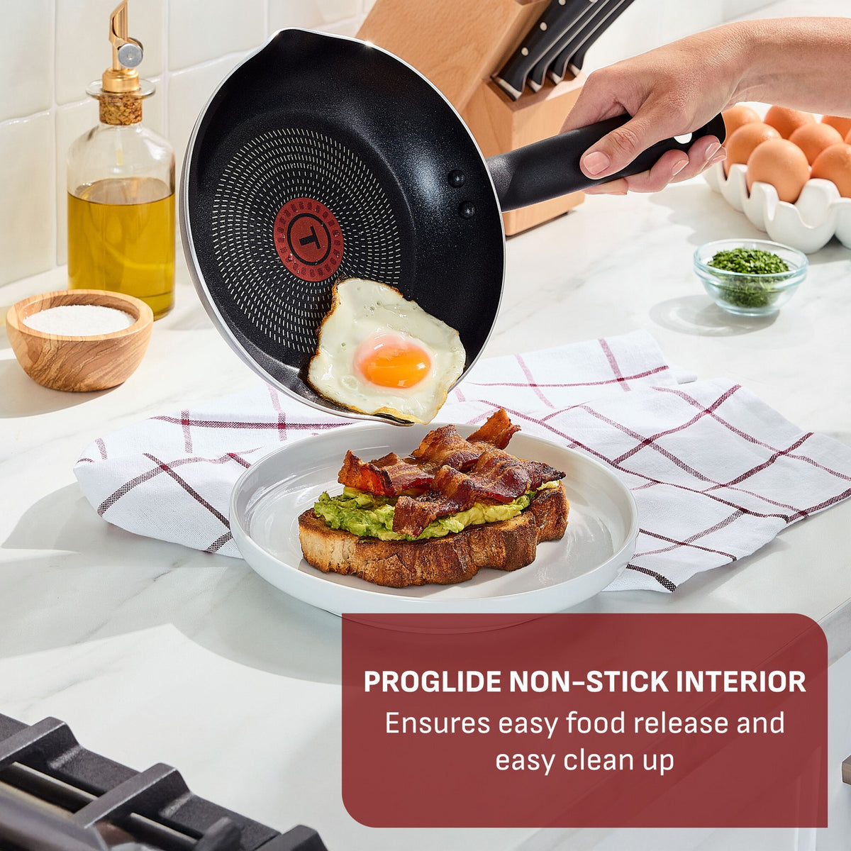 T-fal 20pc Simply Cook Nonstick Cookware Set Black