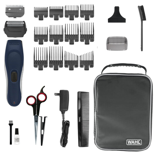 Wahl Clip & Shave 2 in 1 Cordless Rechargeable Hair Clipper and Electric Shaver for Men for Head, Face & Body