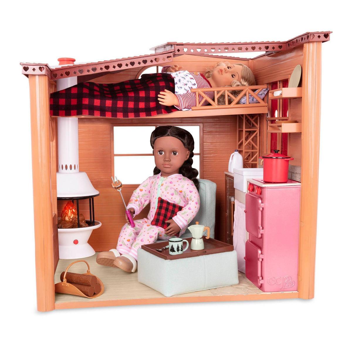 Our Generation Cozy Cabin Dollhouse Playset for 18" Dolls