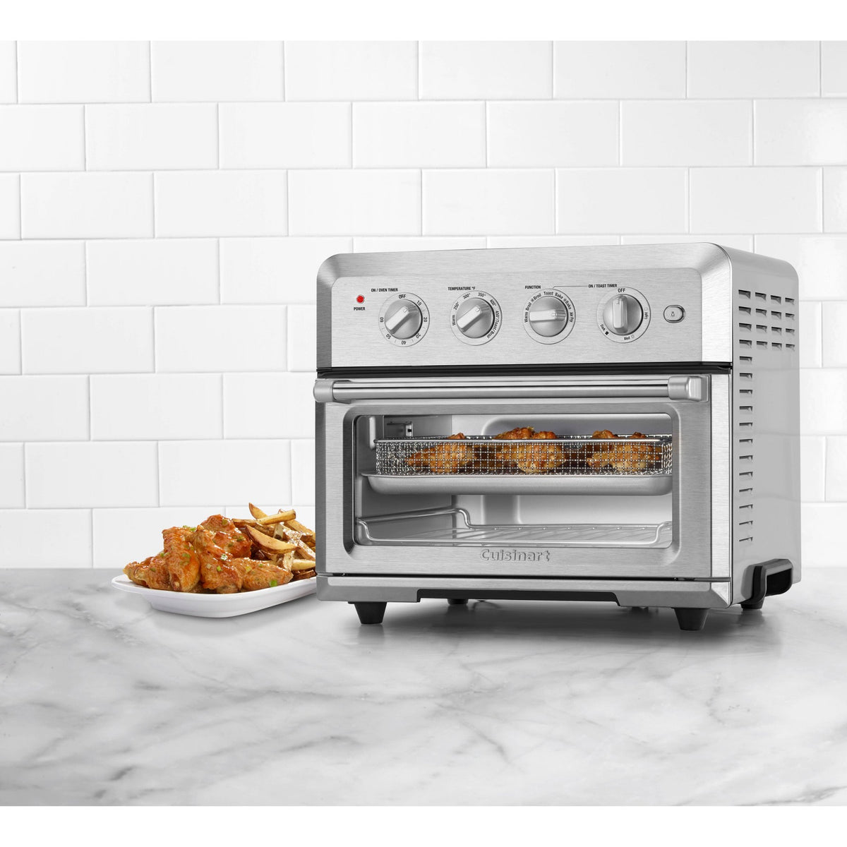 Cuisinart Air Fryer Toaster Oven 7-in-1, 1800W Stainless Steel CTOA-122NAS