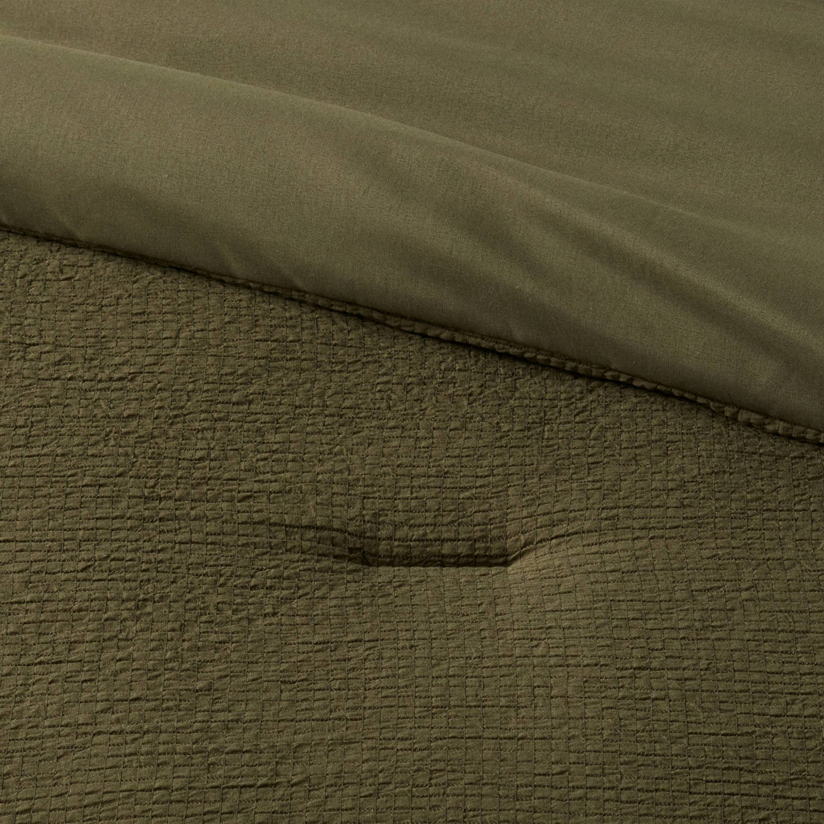 12pc Full Micro Texture Comforter & Sheet Bedding Set Dark Green - Threshold™: Polyester, OEKO-TEX Certified, Woven