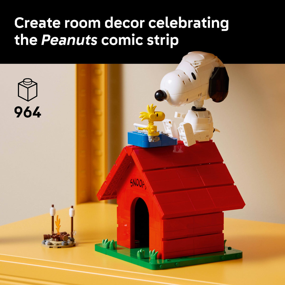 LEGO Ideas Peanuts: Snoopy's Doghouse Building Set - 21368