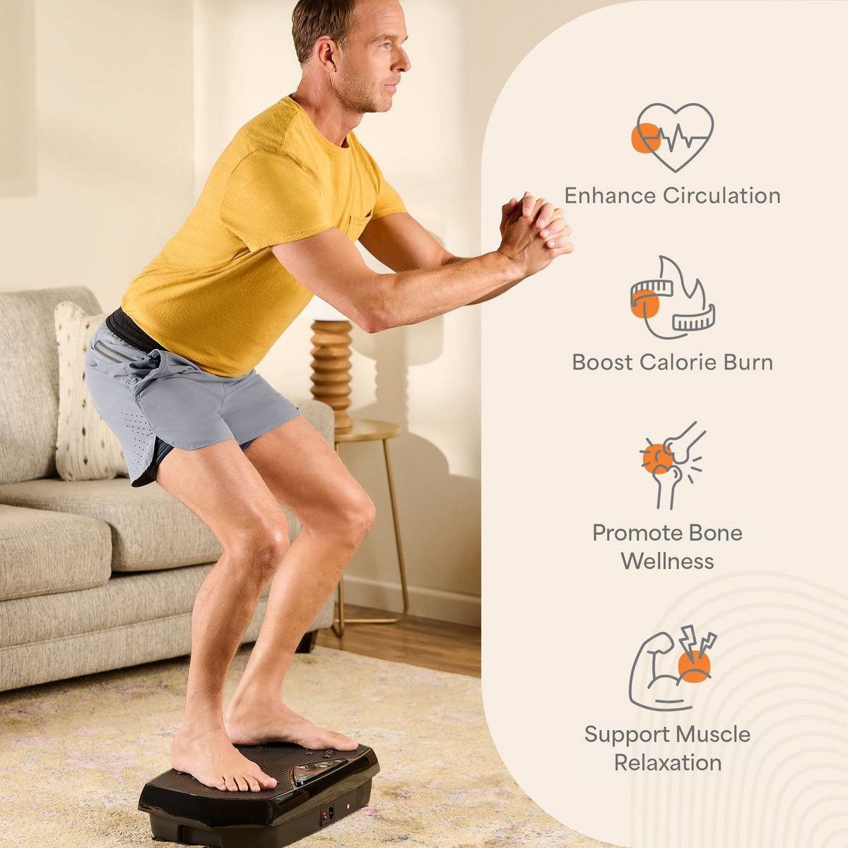 Lifepro HexaPlate Vibration Plate Exercise Machine – Full Body Vibrating Platform with Magnetic Acupoints for Recovery, Toning & Lymphatic Drainage