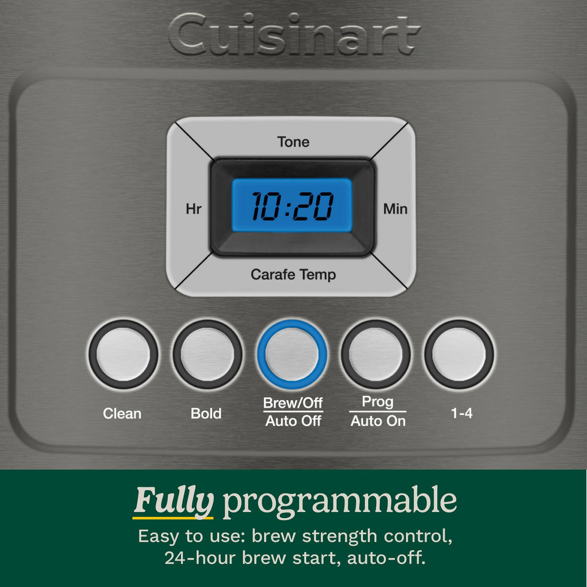 Cuisinart 14 Cup PerfecTemp Programmable Coffee Maker Black