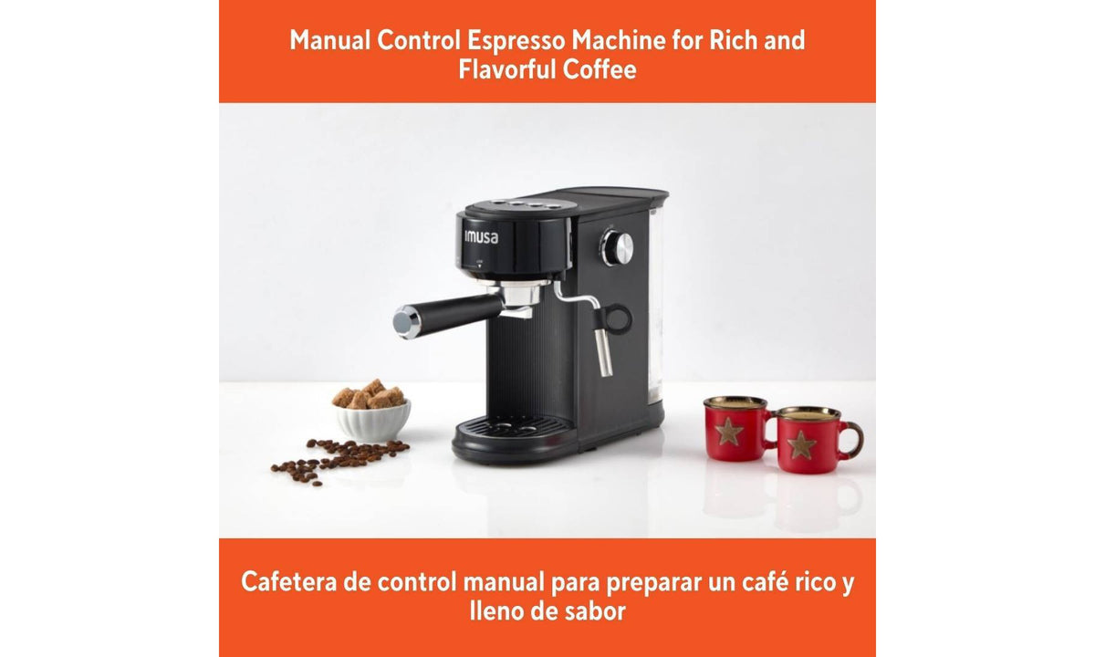 IMUSA SlimBrew Espresso Cappuccino Maker