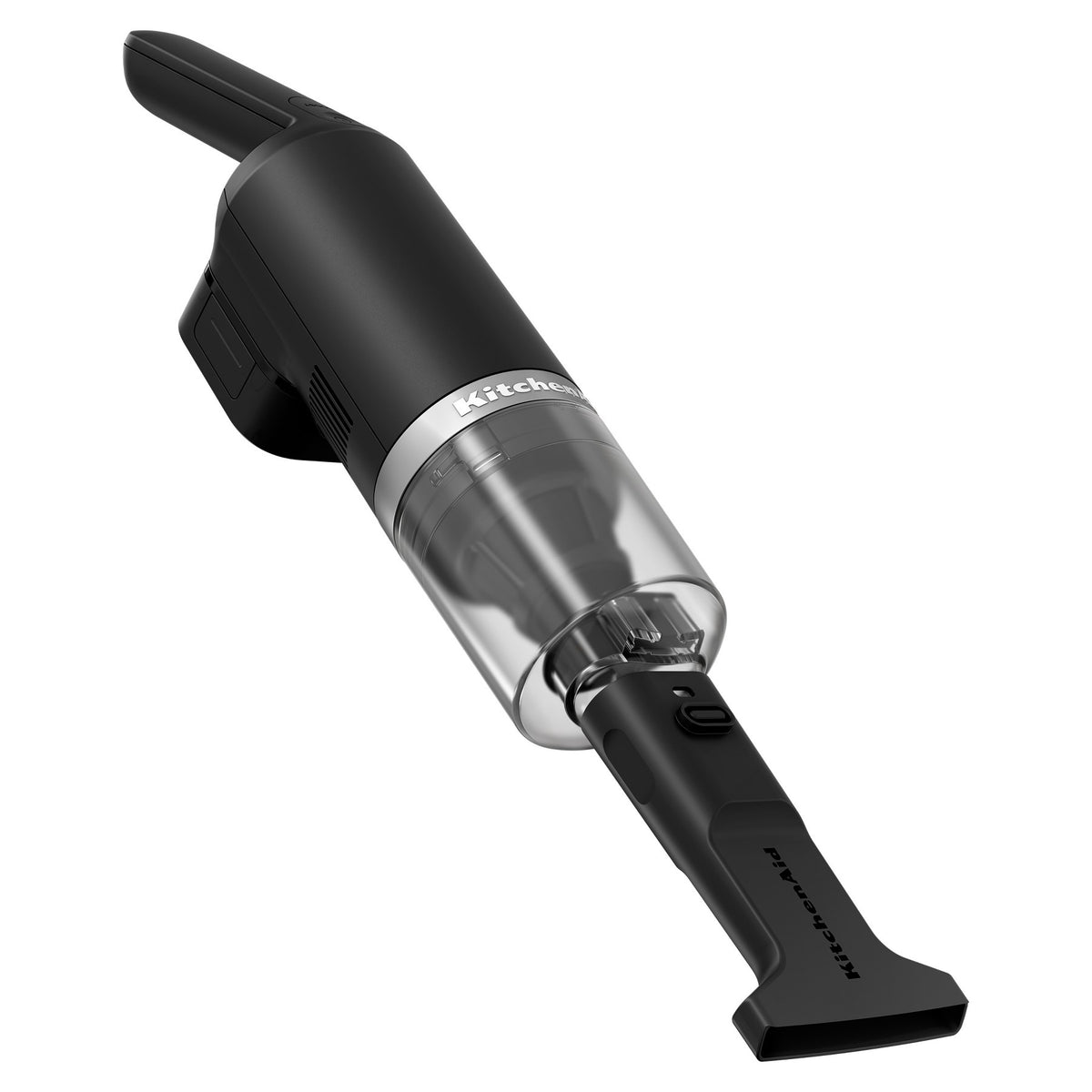 KitchenAid Go Cordless Kitchen Vacuum battery included KKVR121: Handheld, Multi-Surface, Black Matte, Rechargeable