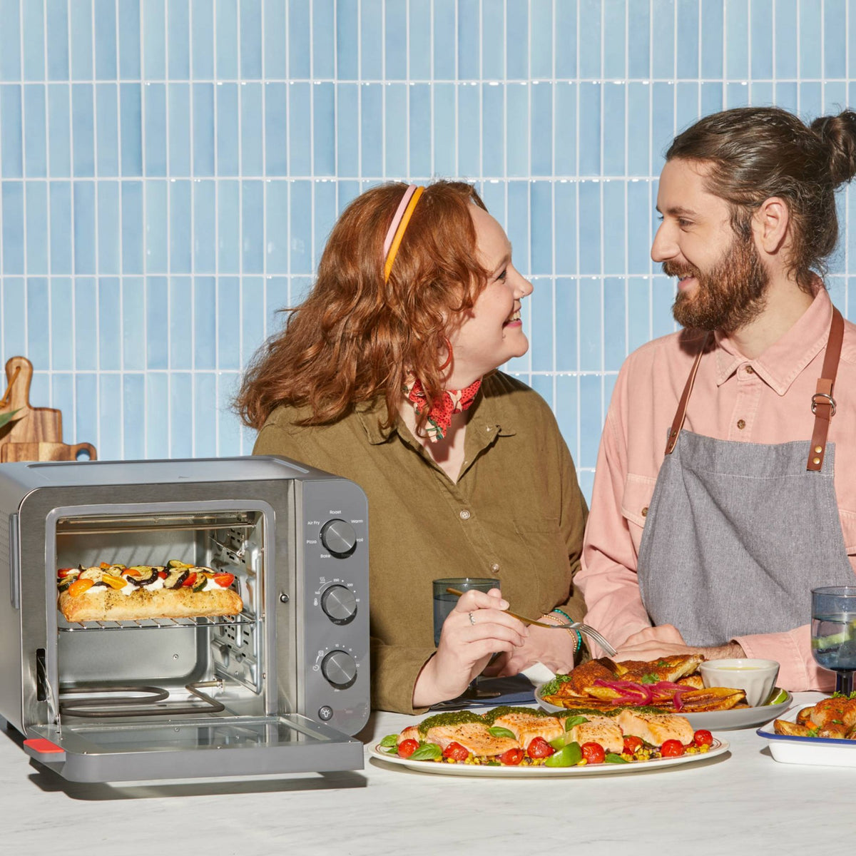 Instant Pot InstantHeat 4 Slice Air Fryer Toaster Oven, 7-in-1, No Preheat Required Air Fry, Bake, Toast, Roast, Broil, Warm, and Make Pizza