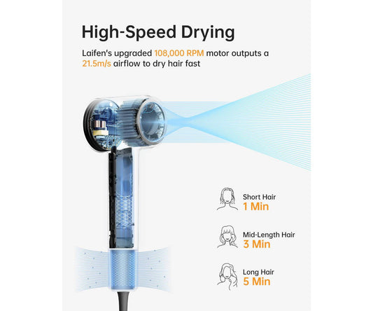 Laifen SE2 Hair Dryer - Black