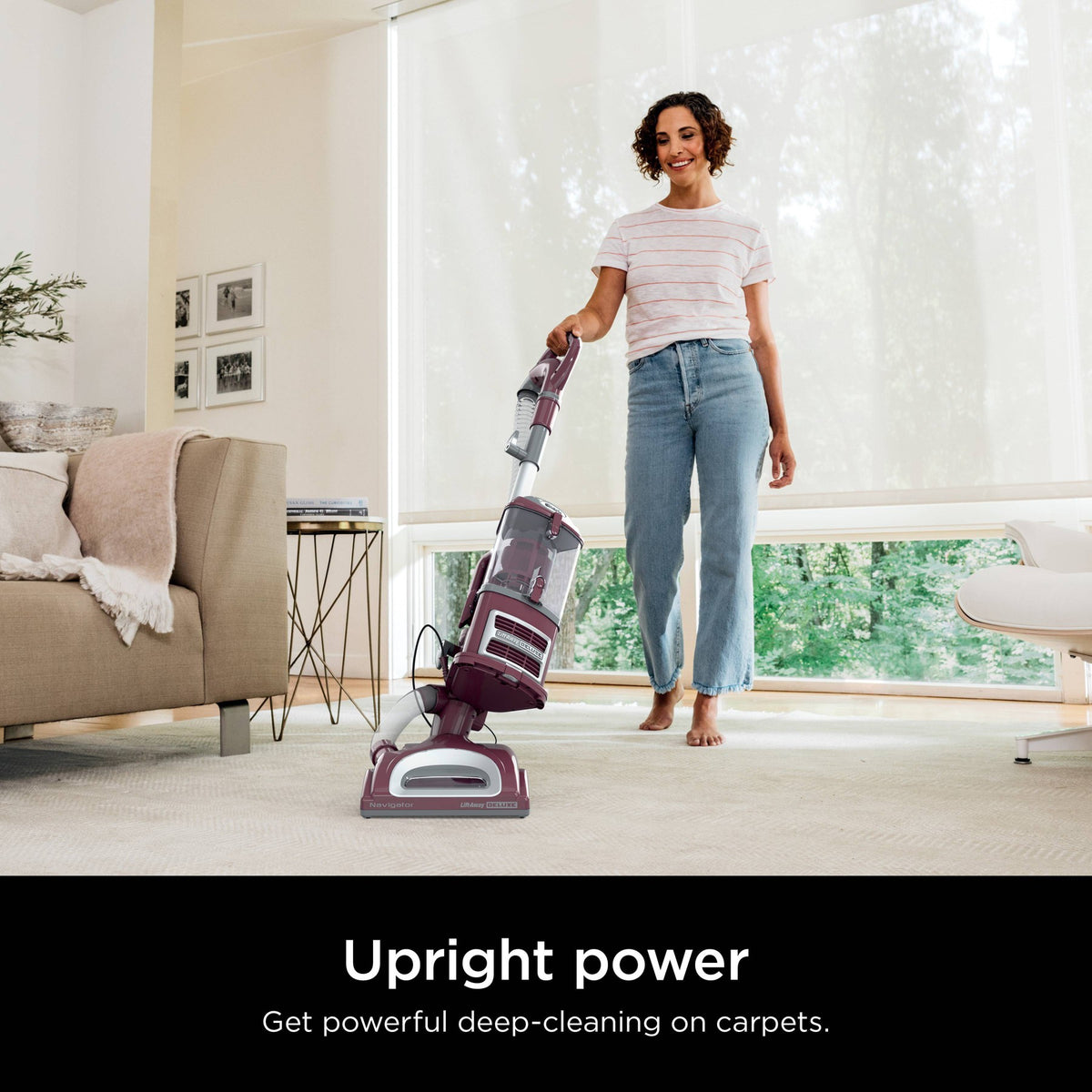 Shark Navigator Lift-Away Deluxe Upright Vacuum Red