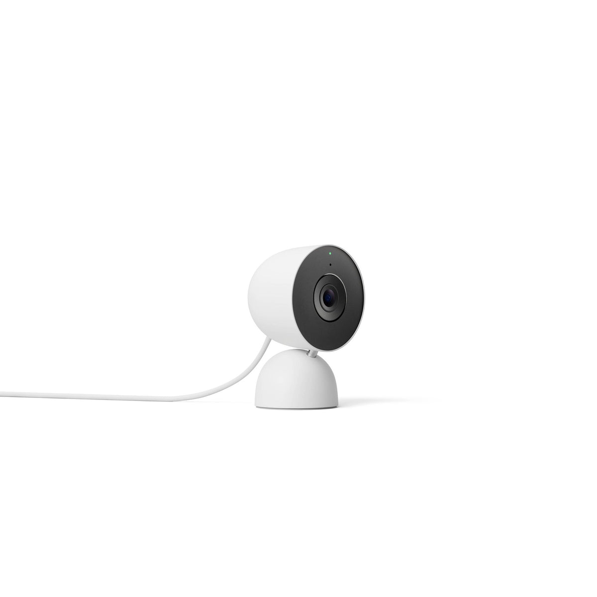 Google Nest Cam Indoor (Wired, 3nd Gen) - Indoor Security Camera with 2K Video - Works with Google Home - With Gemini - Snow