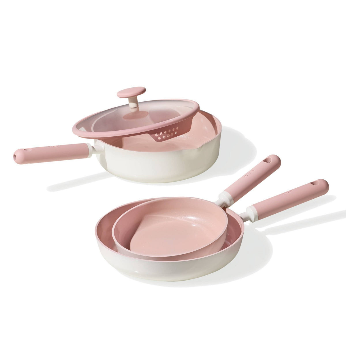 Carote 21pc Ceramic Nonstick Cookware Set Pink
