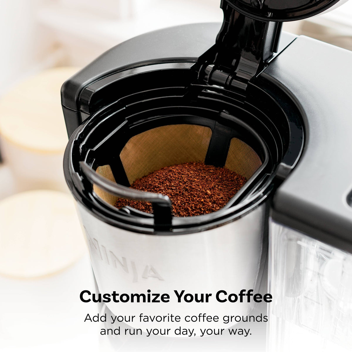 Ninja Fresh Brew Drip Coffee Maker 14 Cup Glass Carafe Stainless Steel CE451