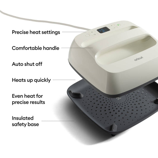 Cricut EasyPress SE Heat Press 9"x9" Taupe