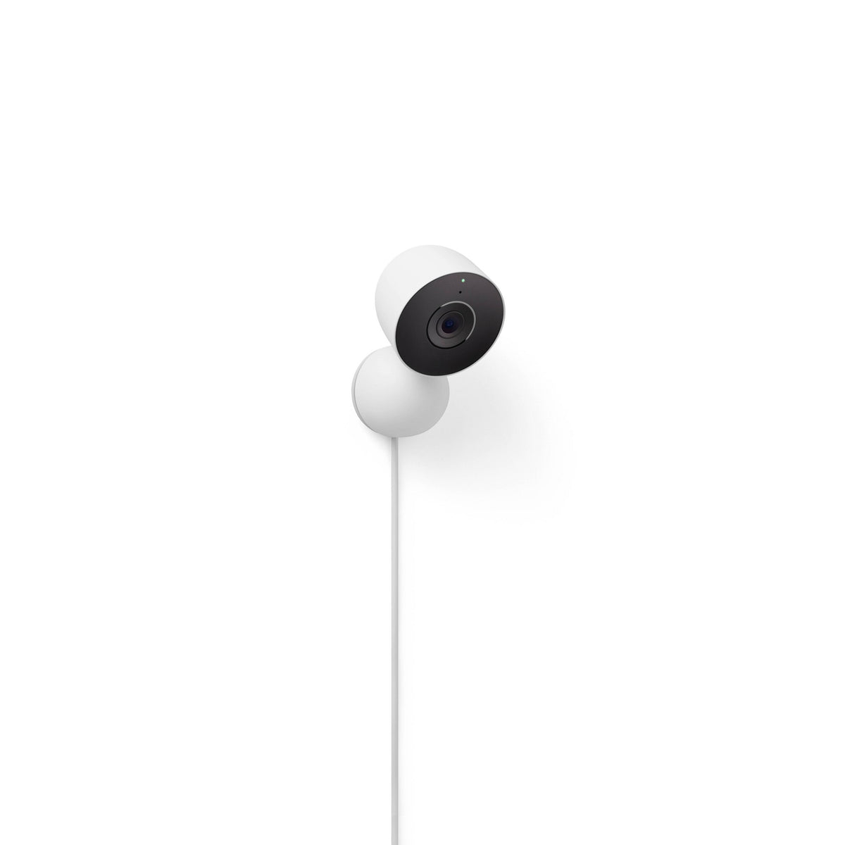 Google Nest Cam Indoor (Wired, 3nd Gen) - Indoor Security Camera with 2K Video - Works with Google Home - With Gemini - Snow