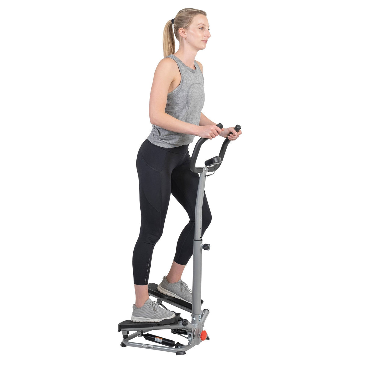 Sunny Health & Fitness Stair Stepper Machine with Handlebar