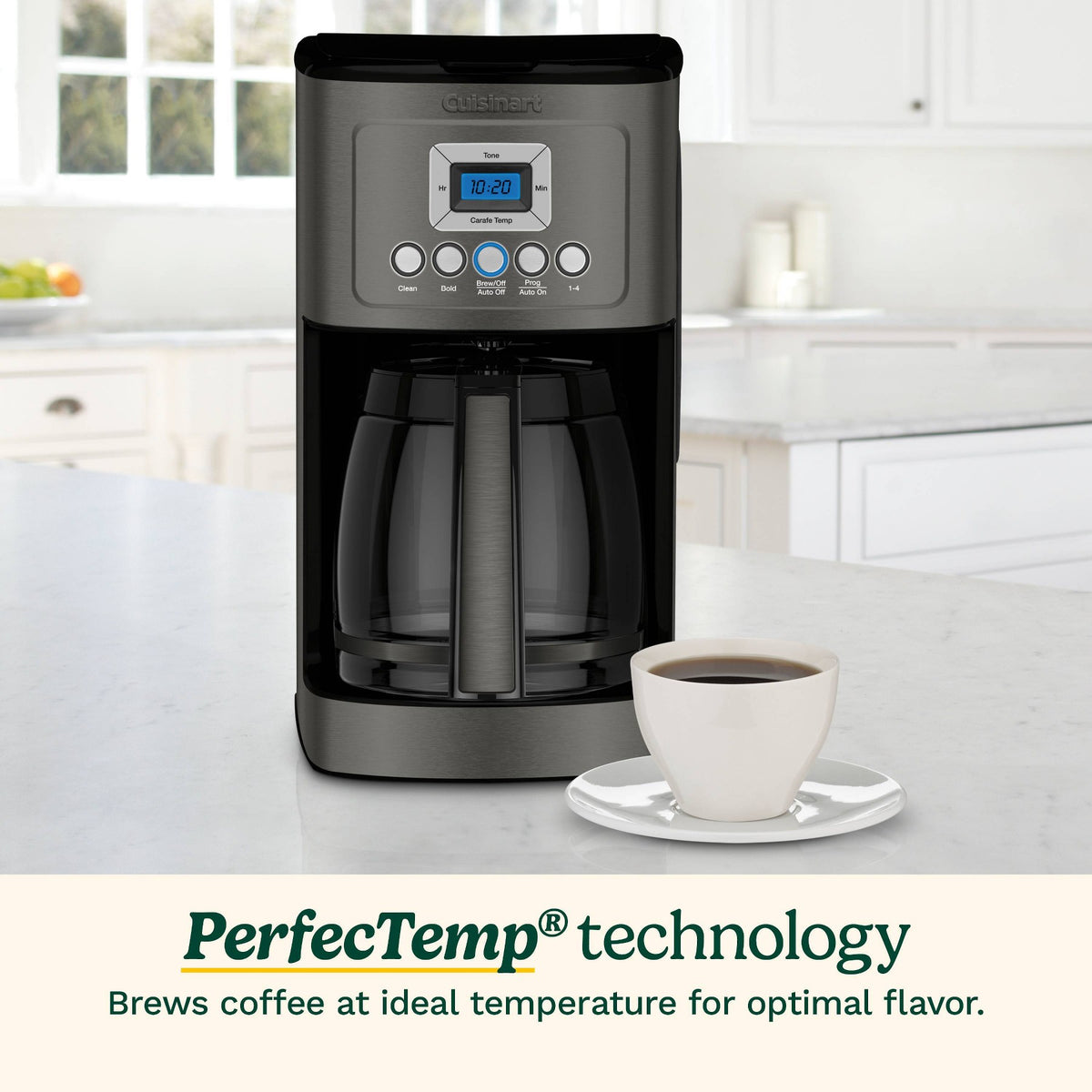 Cuisinart 14 Cup PerfecTemp Programmable Coffee Maker Black