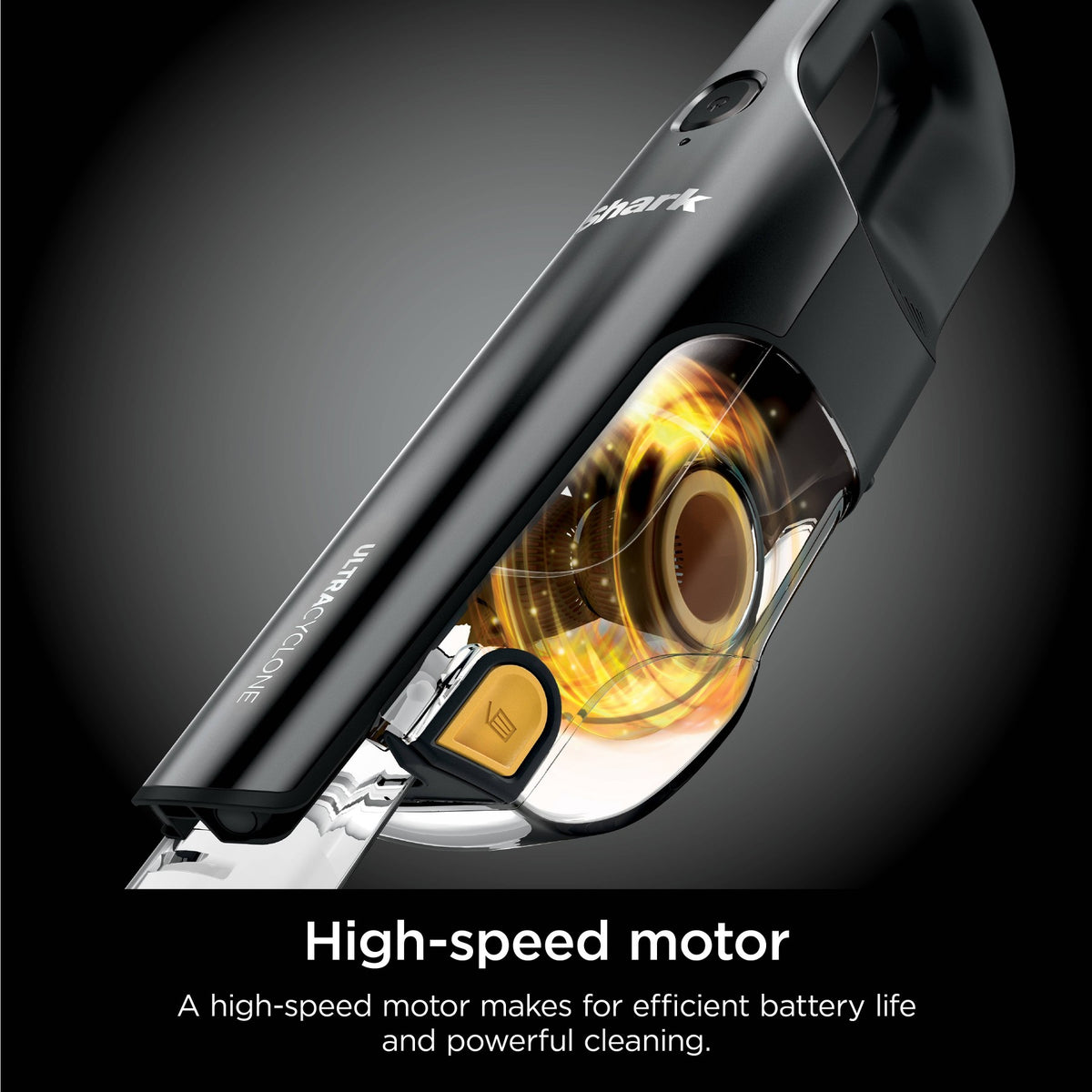 Shark UltraCyclone Pet Pro+ Cordless Handheld Vacuum CH951 Black: Rechargeable, Bagless, Pet Hair Tool, Cyclonic Action, Lightweight
