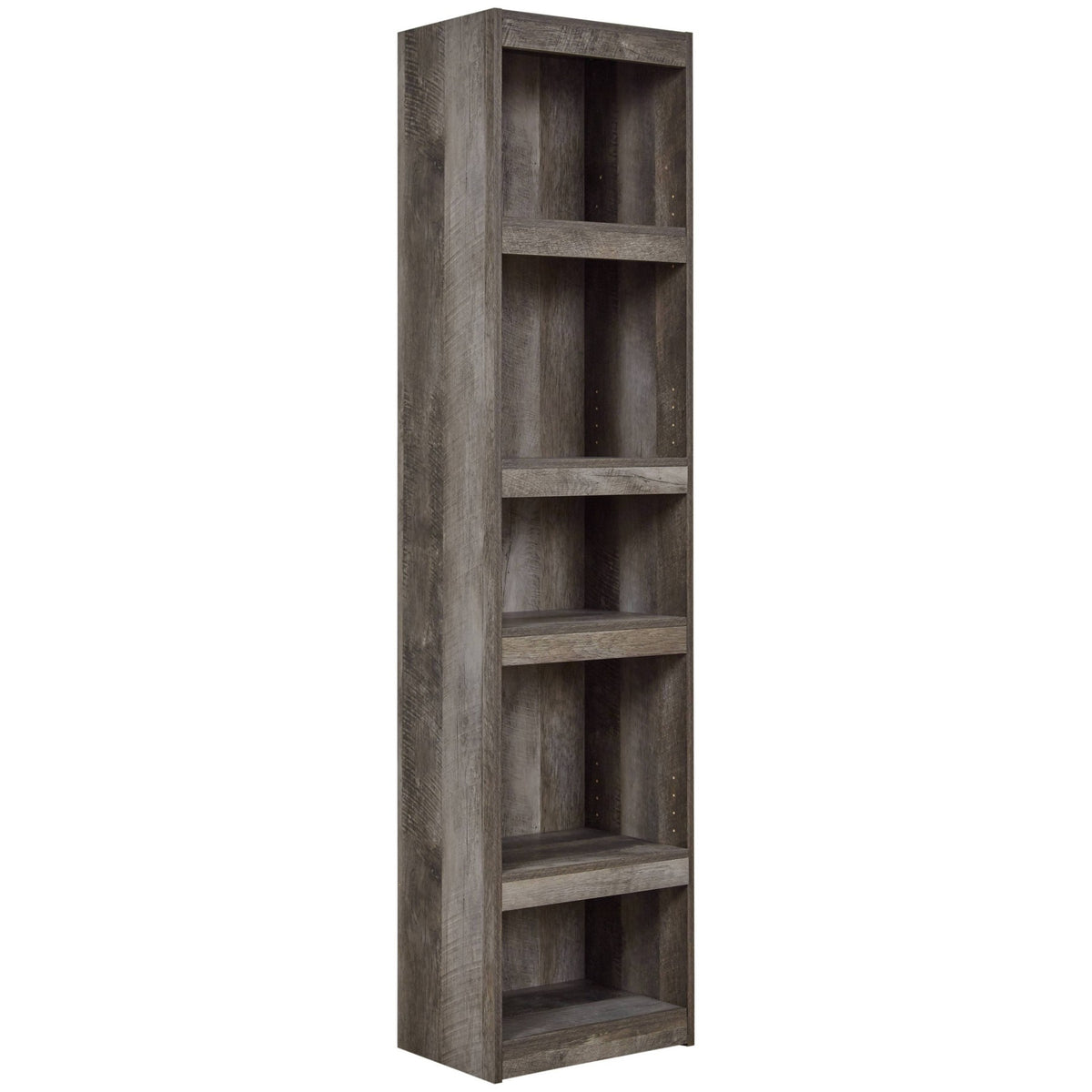 71.97" Wynnlow Pier Gray - Signature Design by Ashley: Modern Rustic Open Shelf Storage