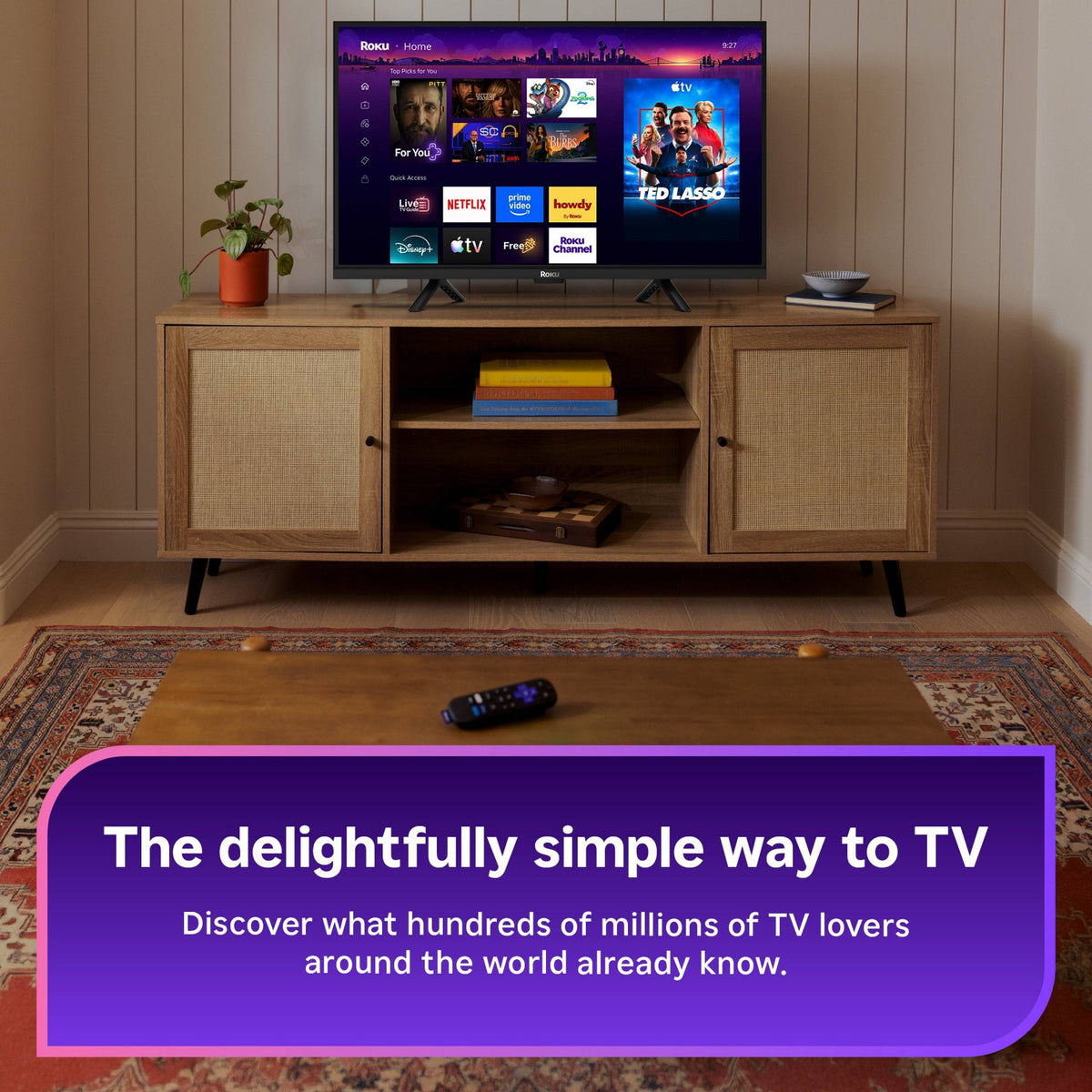 Roku Streambar SE 2-in-1 TV Soundbar with Built-in Streaming, Premium Speakers, & Enhanced Speech Clarity: 4K Resolution, Wi-Fi 5, Voice Assistant
