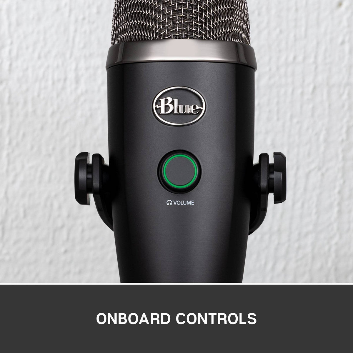 Blue Yeti Nano Premium USB Microphone - Black: Condenser, Cardioid & Omnidirectional