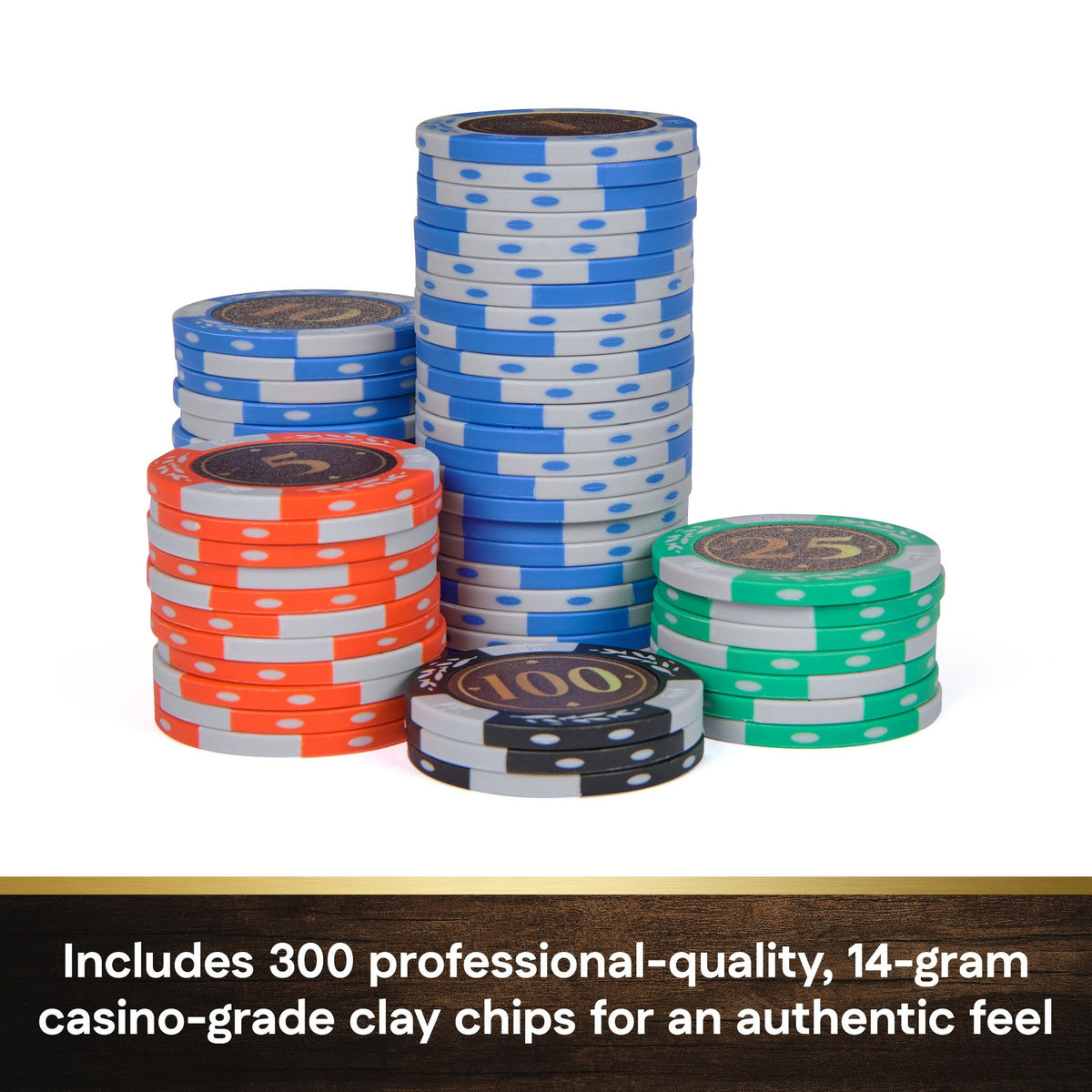 Crafted Luxury 300-Piece Poker Set
