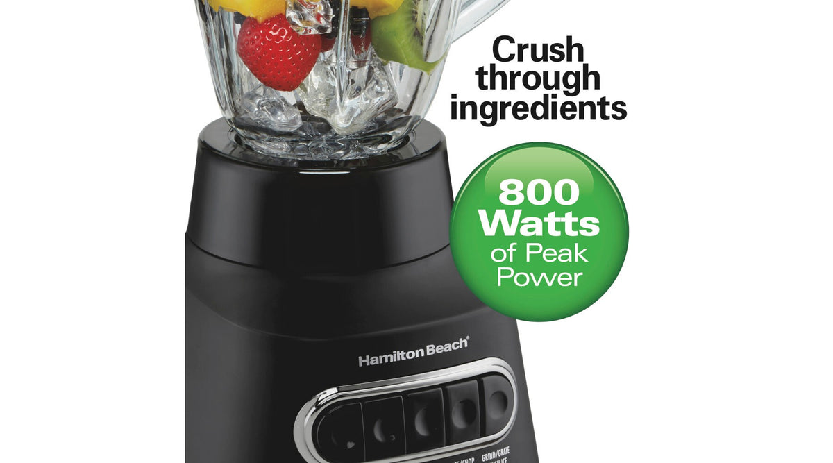 Hamilton Beach Kitchen System 3-in-1 Blender with 52oz Food Processor Glass