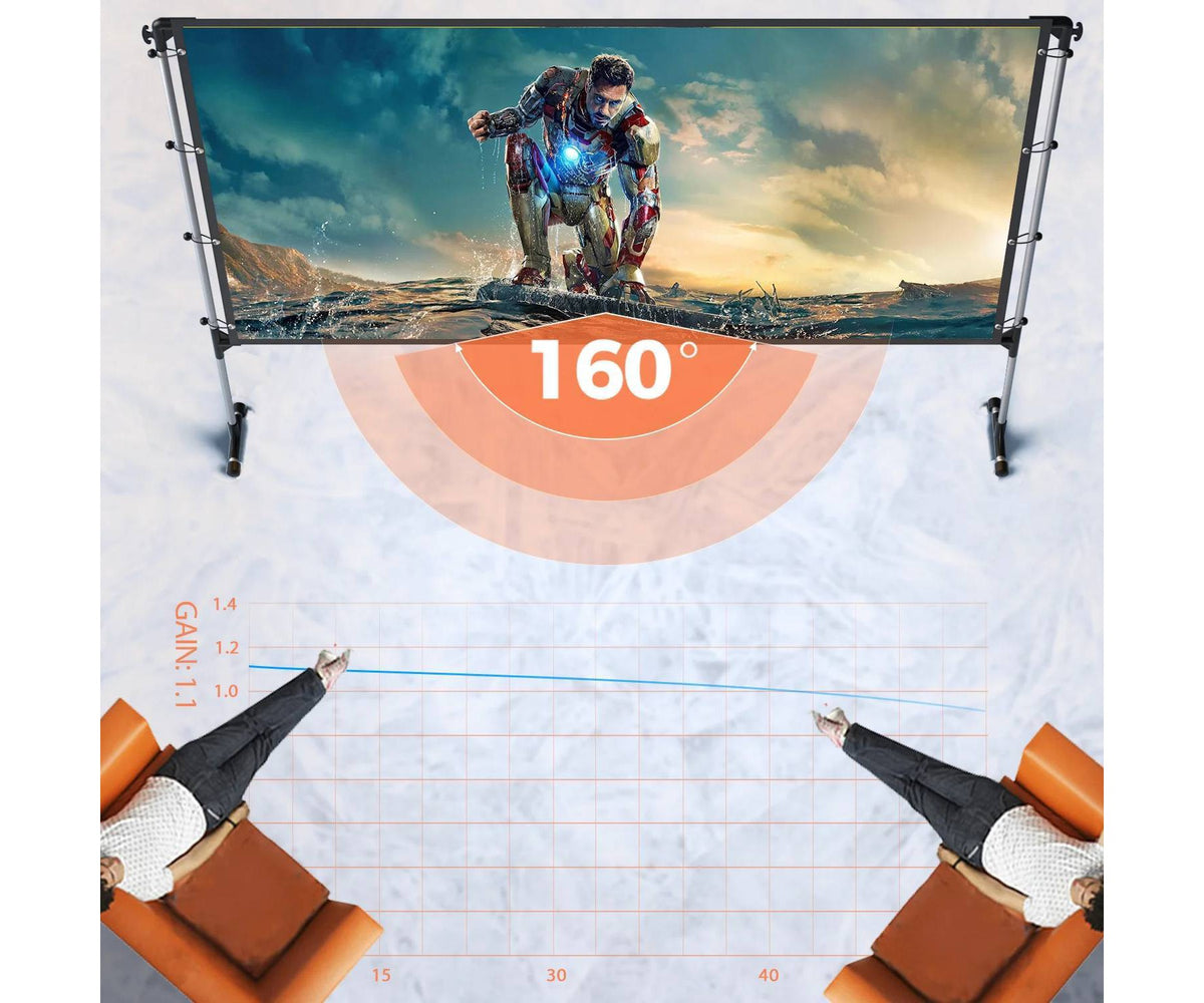 Vankyo 100" Projector Screen with Stand
