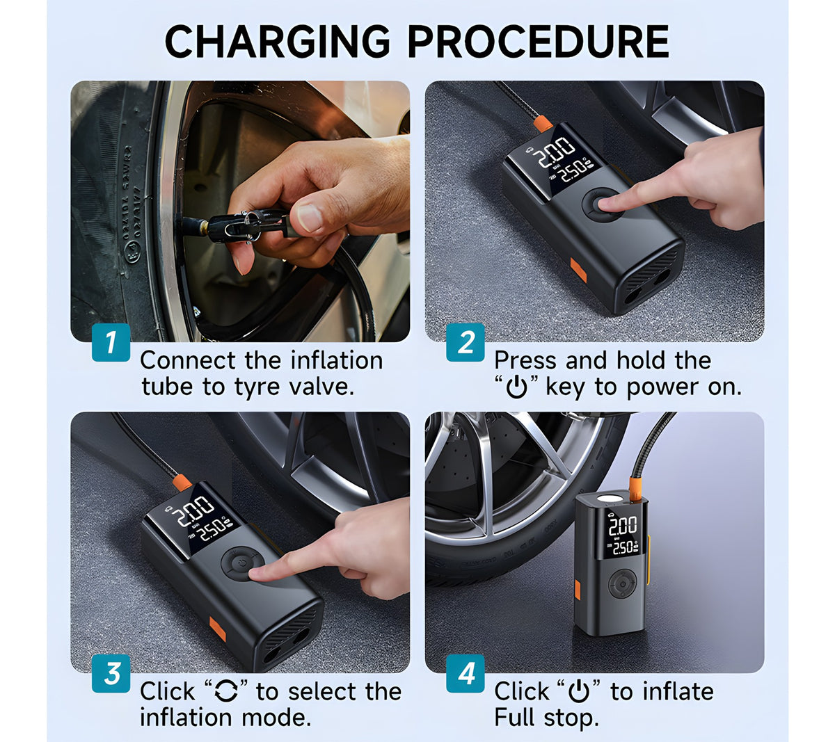SUGIFT 1500A Car Battery Jump Starter with 150PSI Air Compressor Tire Inflator, Portable Power Bank LED for Emergencies