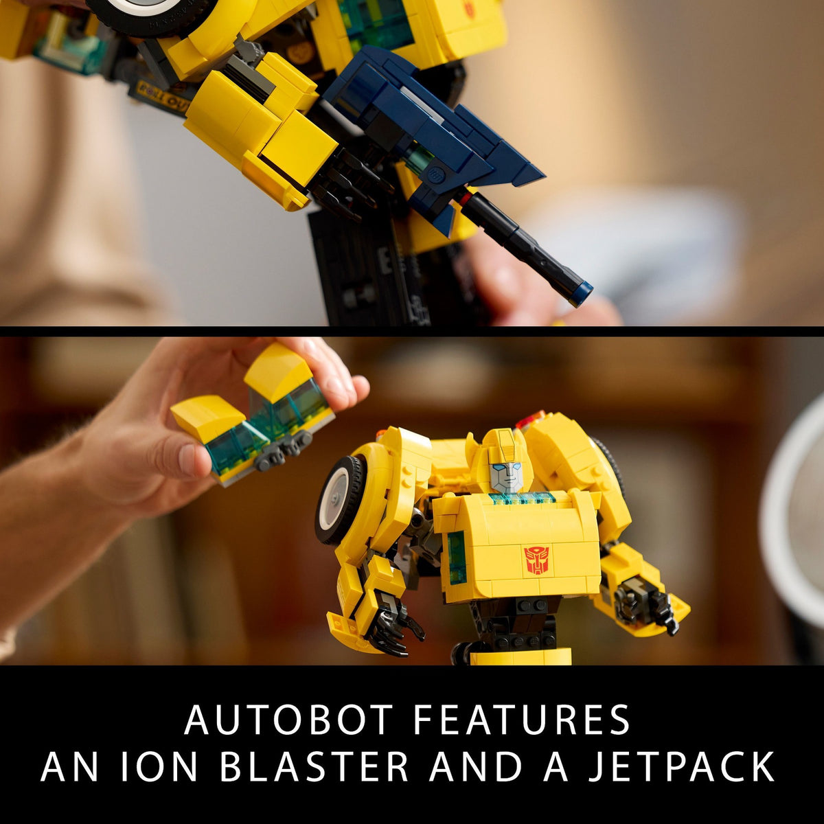 LEGO Icons Transformers Bumblebee Collectible Building Set 10338