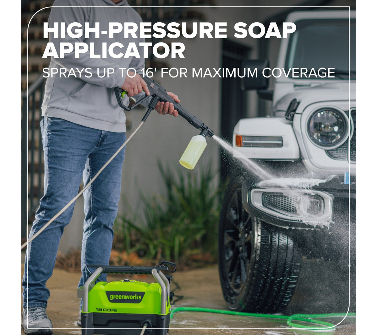 Greenworks 1900 PSI (1.2 GPM) Electric Pressure Washer