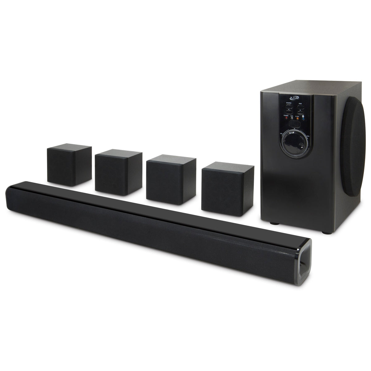 iLive 5.1-Channel Home Theater System with Bluetooth, IHTB159B