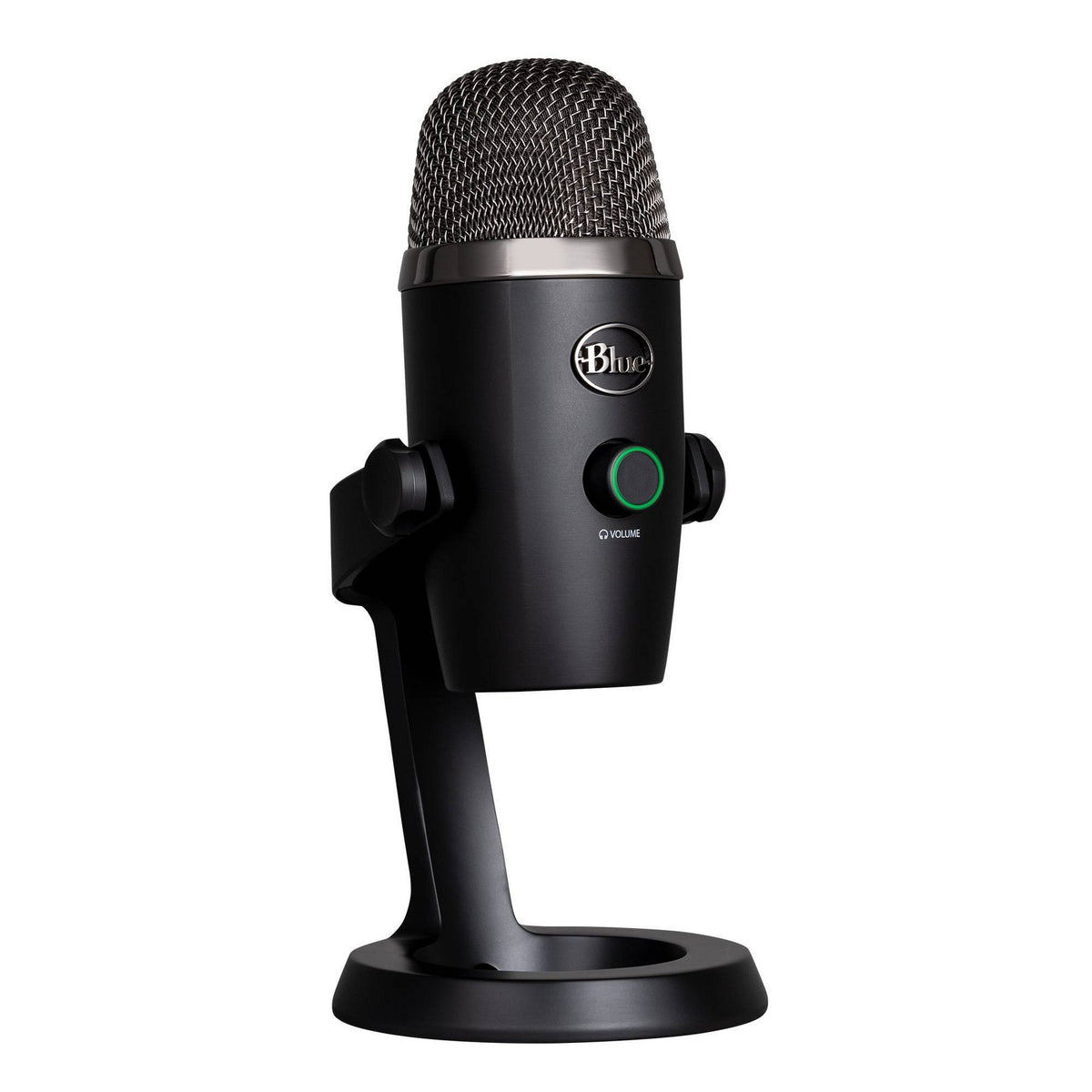 Blue Yeti Nano Premium USB Microphone - Black: Condenser, Cardioid & Omnidirectional