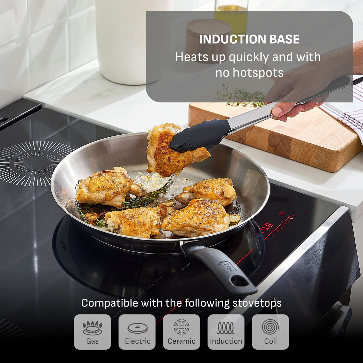 T-Fal Simply Cook 16pc Stainless Steel Cookware Set