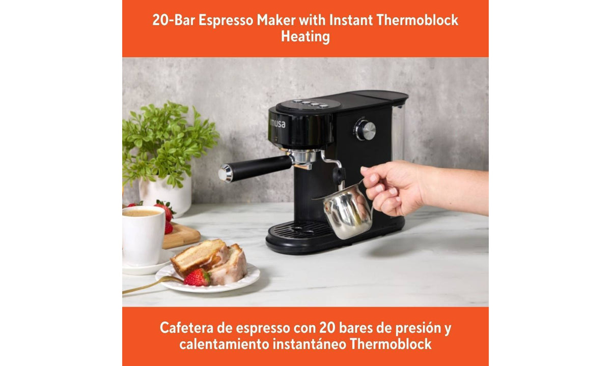 IMUSA SlimBrew Espresso Cappuccino Maker