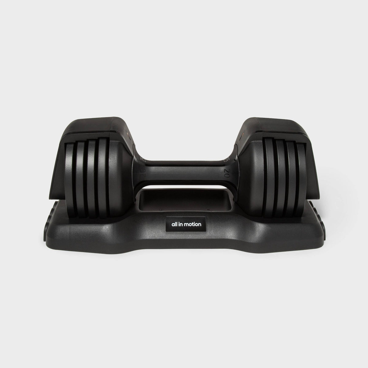 Adjustable Dumbbell 25lbs - All In Motion™: Steel & Plastic, Single Piece