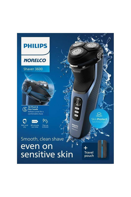Philips Norelco Wet & Dry Men's Rechargeable Electric Shaver 3600 - S3243/91