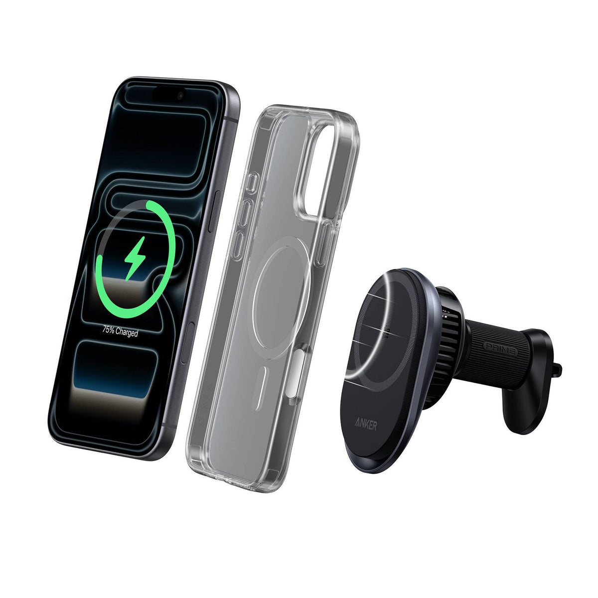 Anker Prime MagGo Wireless Car Charger with AirCool