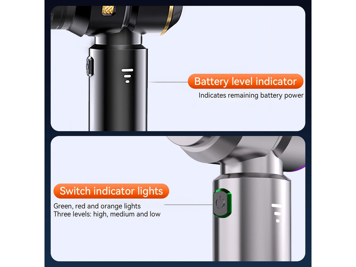 Handheld Car Vacuum Cleaner, 22000Pa Poratble Vacuum/Air Duster Super Power | 4-in-1 Cordless Vacuum Cleaner for Home Car Pet Hair , Rechargeable, Portable, 10 Multi-Nozzles, 3 Washable Filters