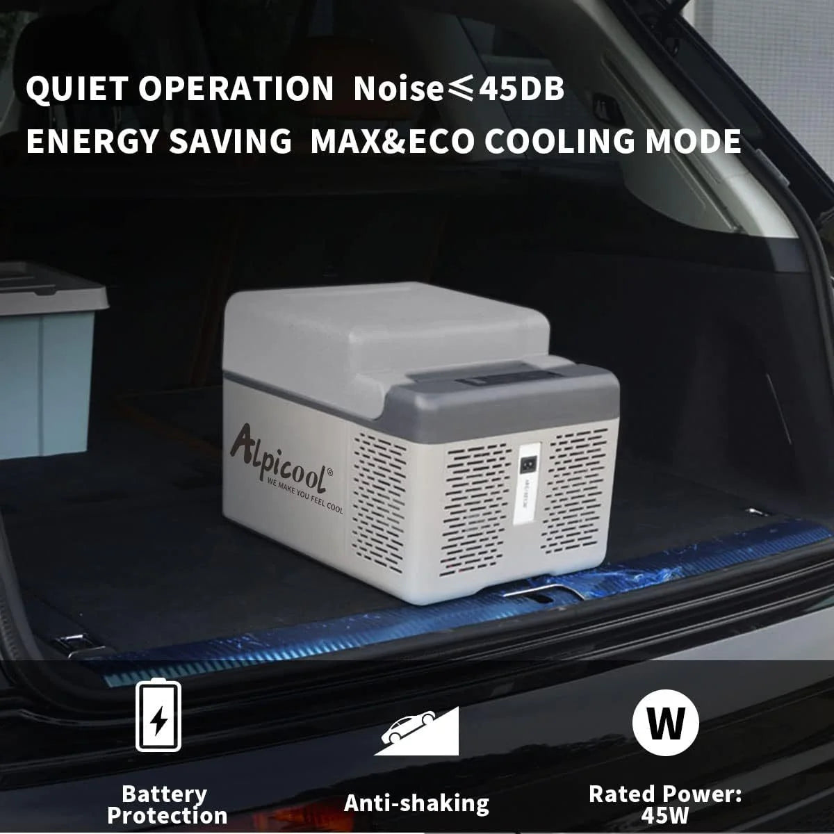 2026 Alpicool C12 12L Cool Box 12 V Mini Fridge Electric Compressor Car Fridge Camping Freezer Box Small Portable for Car, Tr