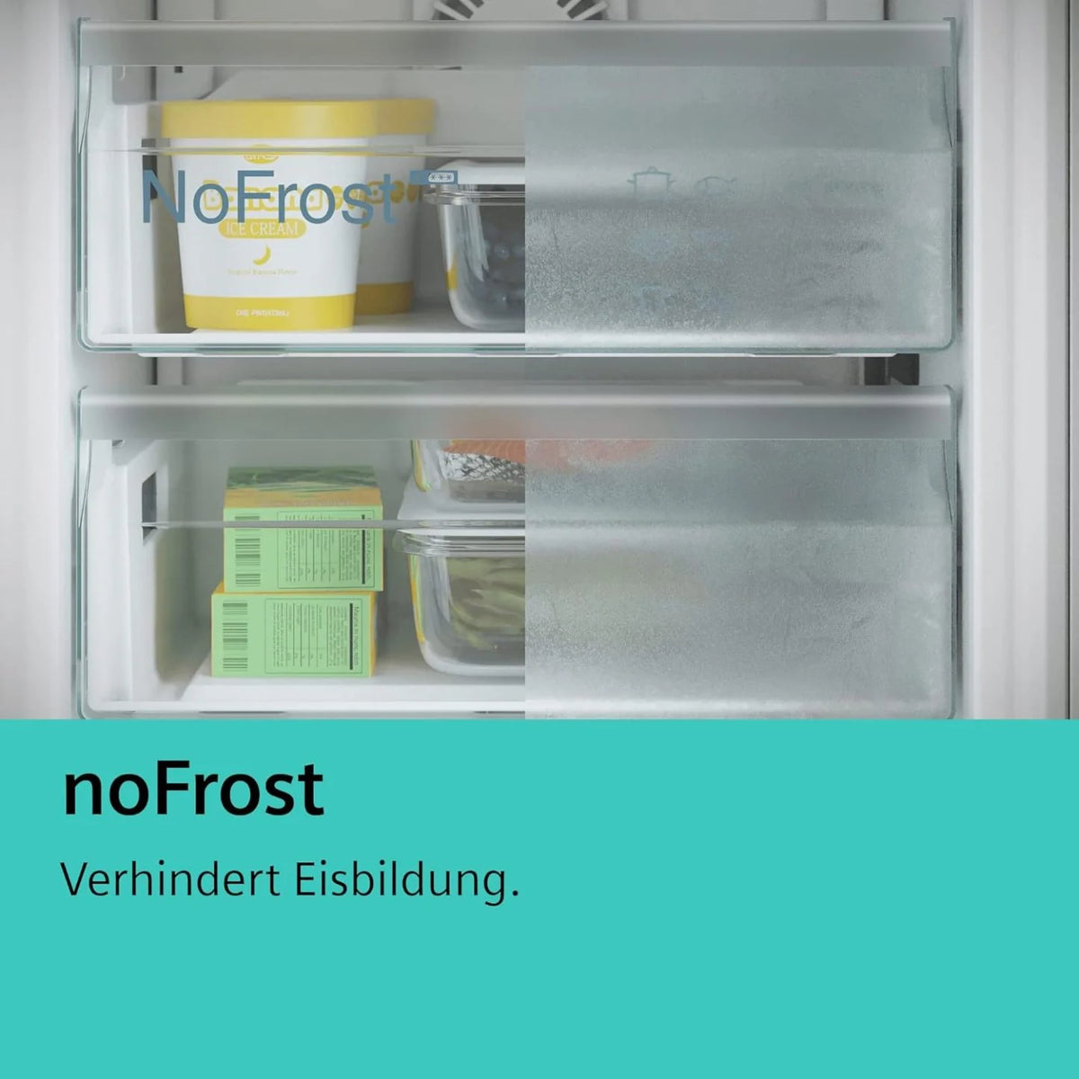 2026 SIEMENS KF96NVPEA iQ300 multi-door refrigerator, 183 x 91 cm, 405 L cooling & 200 L freezing, hyperFresh longer freshnes