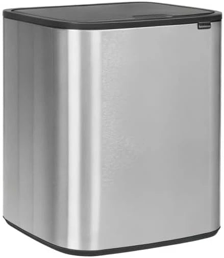 2026 Brabantia bin, matt steel, finger tracker, 2 x 30 L