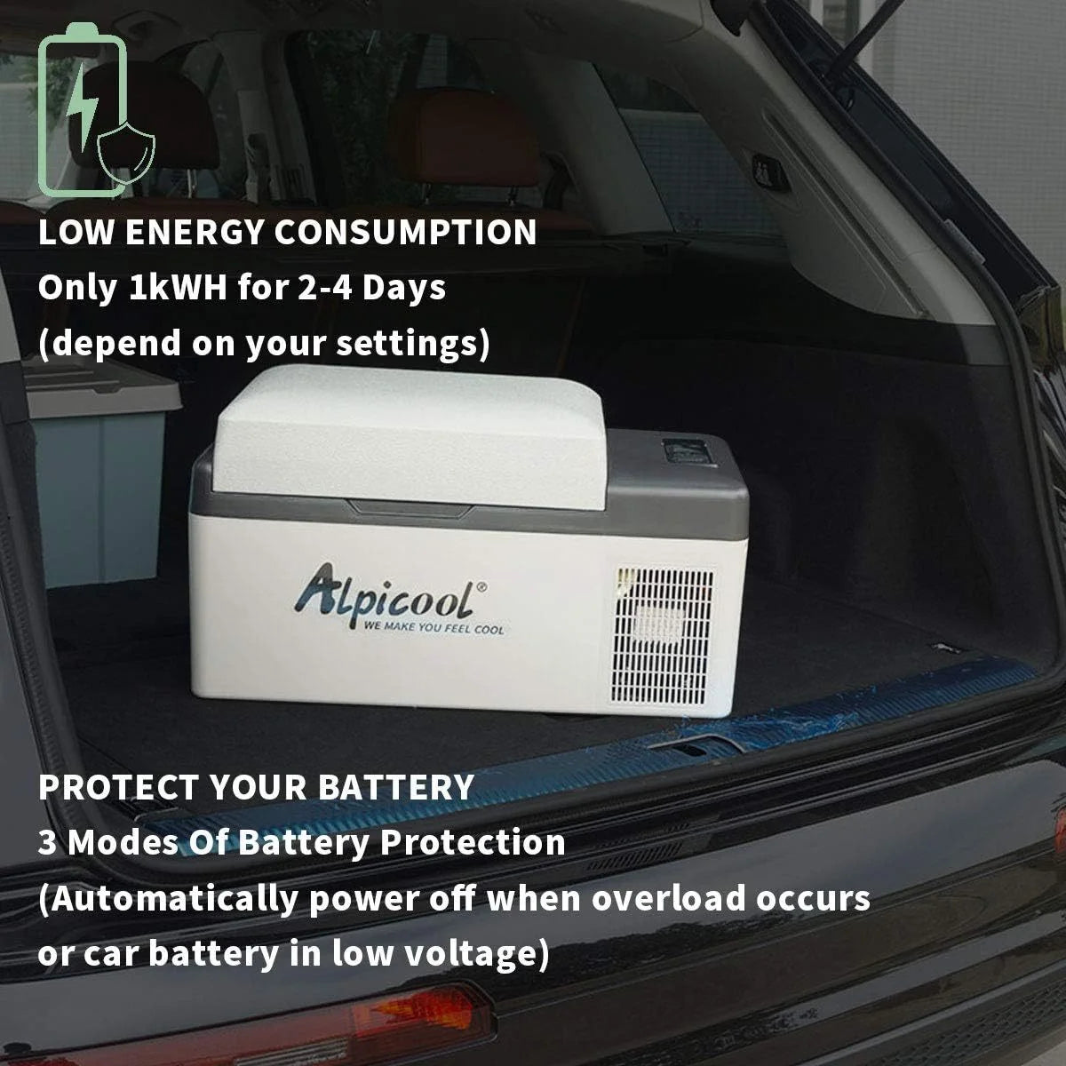 2026 Alpicool C12 12L Cool Box 12 V Mini Fridge Electric Compressor Car Fridge Camping Freezer Box Small Portable for Car, Tr
