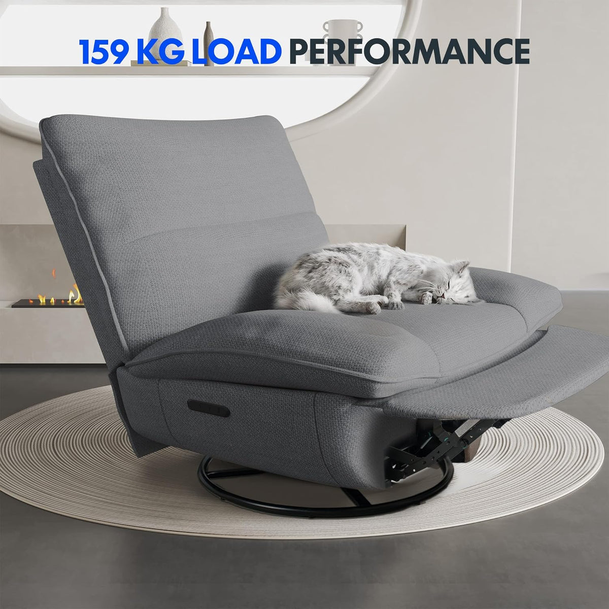 2026 FLEXISPOT XC6 reclining armchair, swinging sofa, TV chair with adjustable backrest, reclining armchair for bedroom, livi