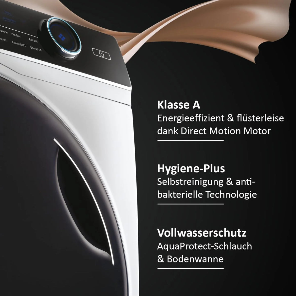 2026 Haier I-PRO SERIE 7 HW70-B14979 I front loader washing machine 7kg I Washing Machine with A-efficiency, 1,400 rpm. & qui