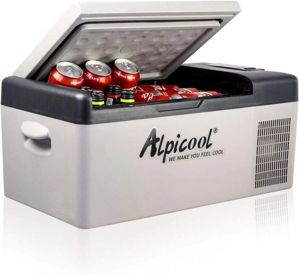 2026 Alpicool C12 12L Cool Box 12 V Mini Fridge Electric Compressor Car Fridge Camping Freezer Box Small Portable for Car, Tr