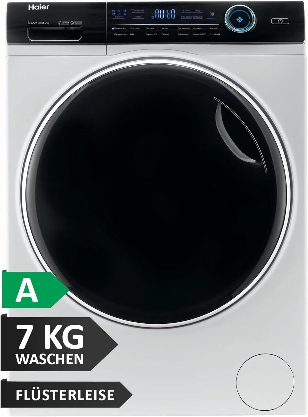 2026 Haier I-PRO SERIE 7 HW70-B14979 I front loader washing machine 7kg I Washing Machine with A-efficiency, 1,400 rpm. & qui