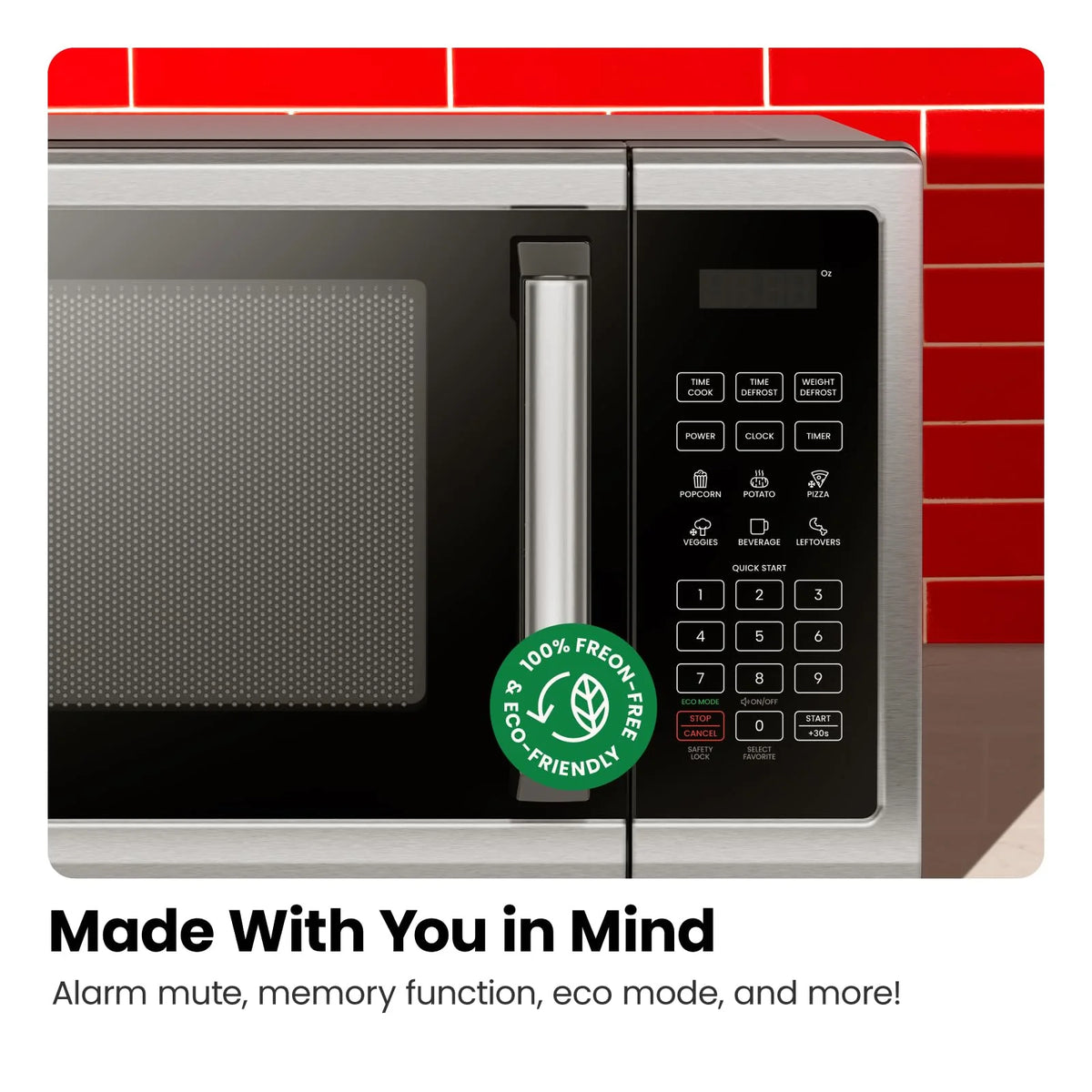 2026 Counter microwave Chef Stainless Essentials