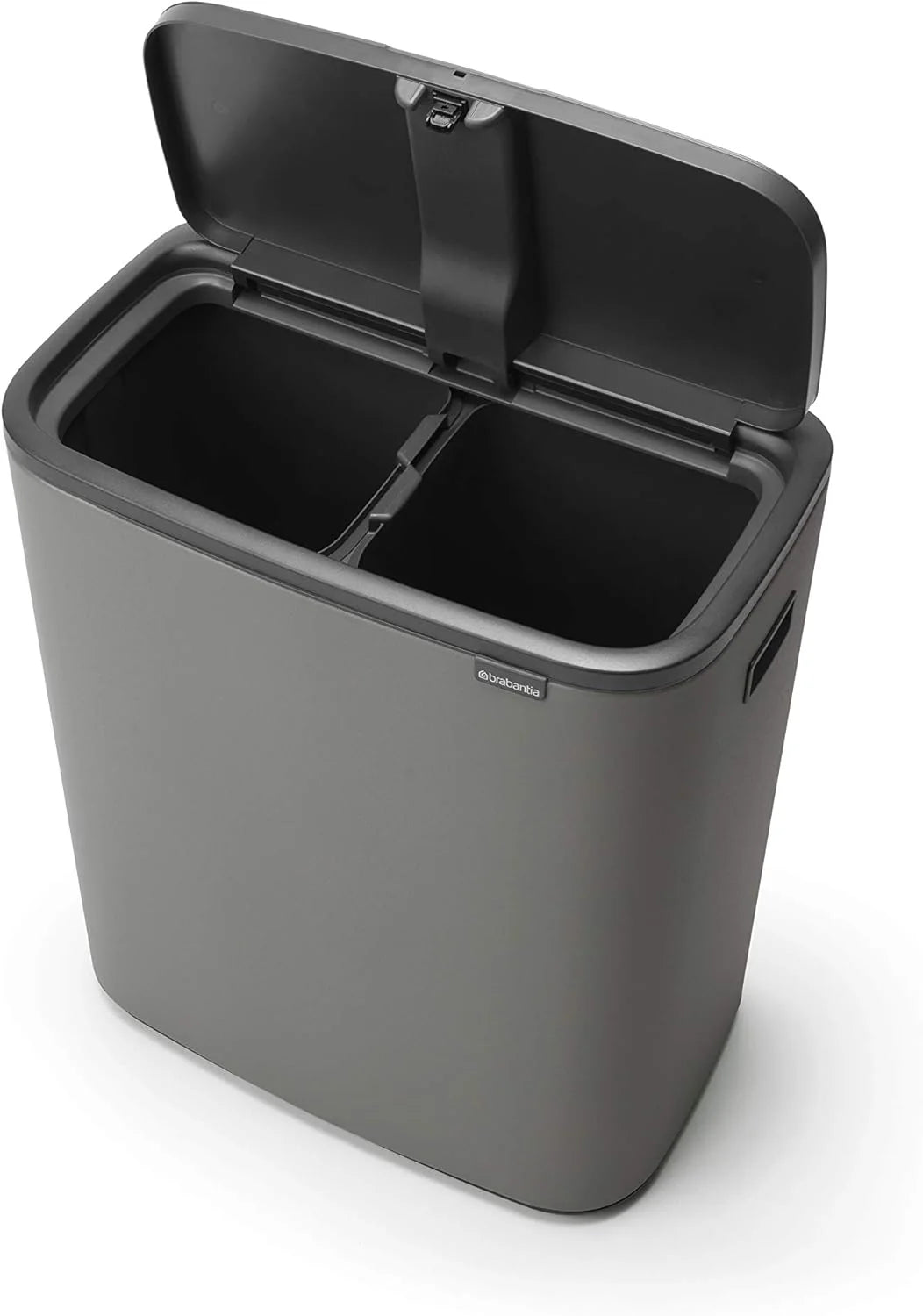 2026 Brabantia bin, matt steel, finger tracker, 2 x 30 L