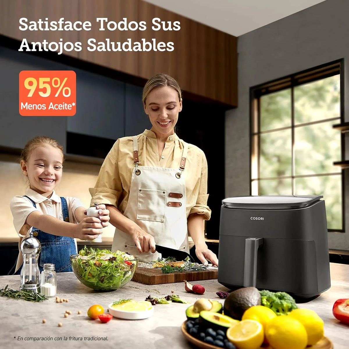 2026 Cosori Turbo Blaze 6L Air Fryer, 30°C–230°C, 27 dB
